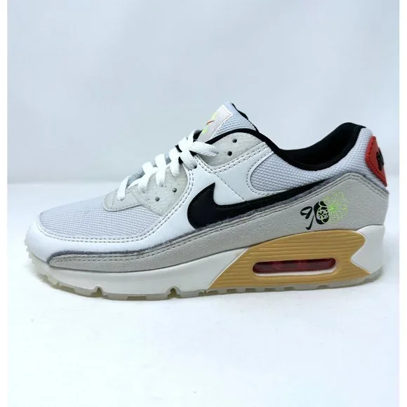 Nike Air Max 90 SE Swoosh Fiber White DV3335-100  NEW - Picture 5 of 7